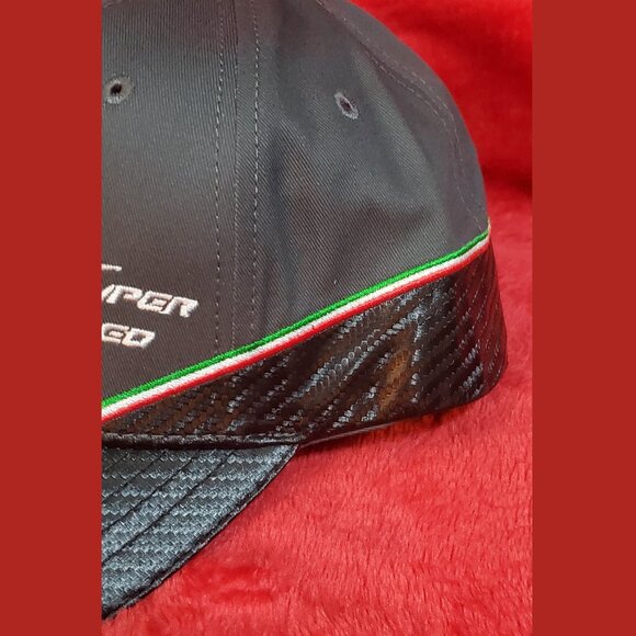 Baseball Cap Embroidered Hat Carbon Fiber Unbranded Auto Racing Super Trofeo - Picture 15 of 16